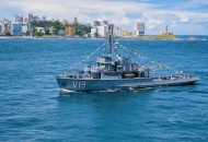 Visitação gratuita: Porto de Maceió recebe navio de guerra "Corveta Caboclo" neste domingo (12)